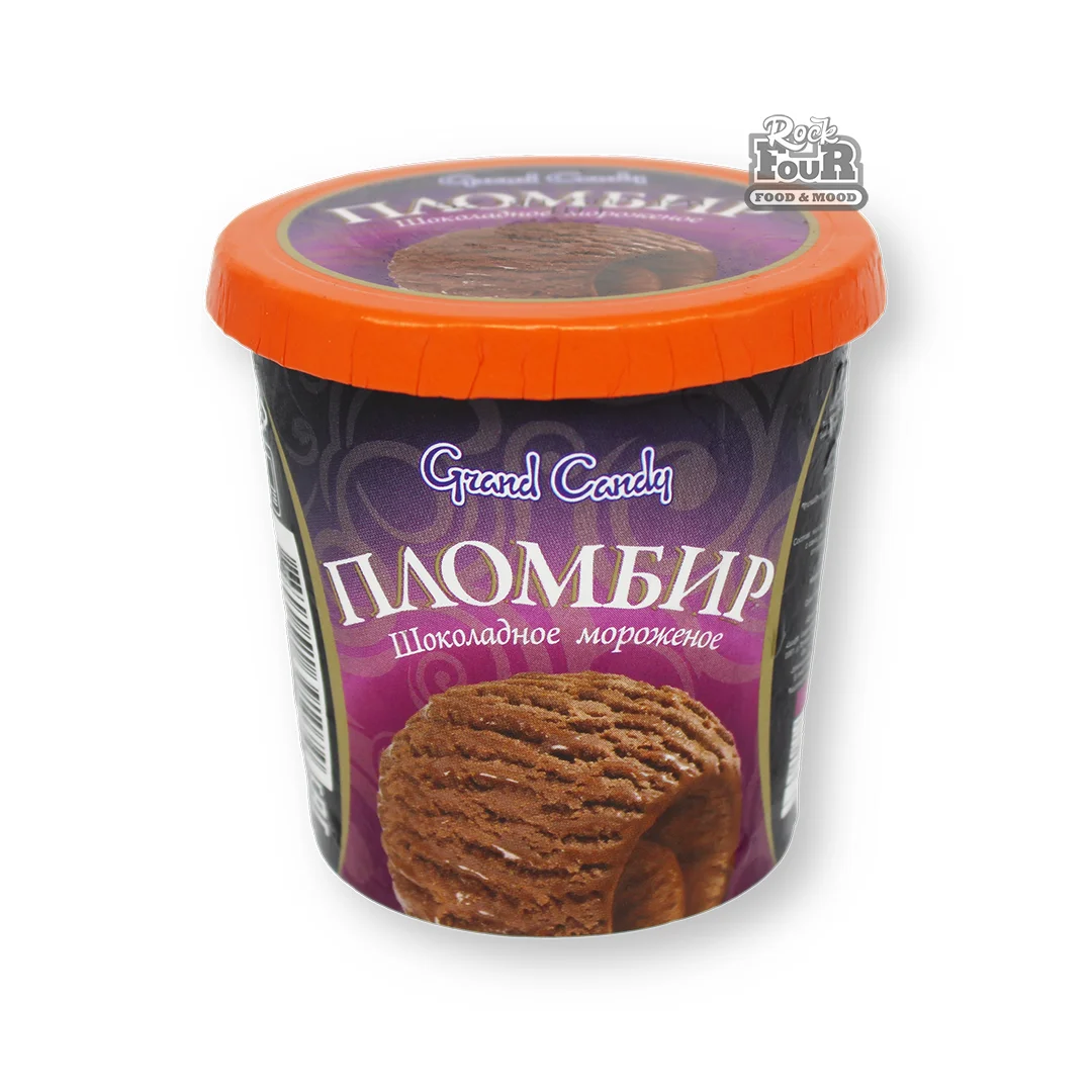 Պաղպաղակ «Grand Candy Պլոմբիր» բաժակով, շոկոլադե 80գ
